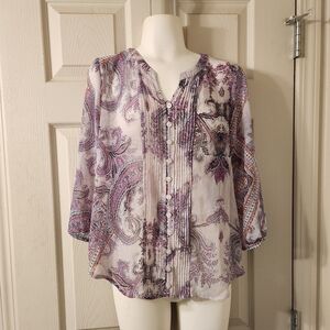 Cleo Petites Paisly top